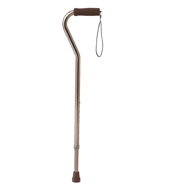 Cane, Chrome, Standard "Curved" Handle