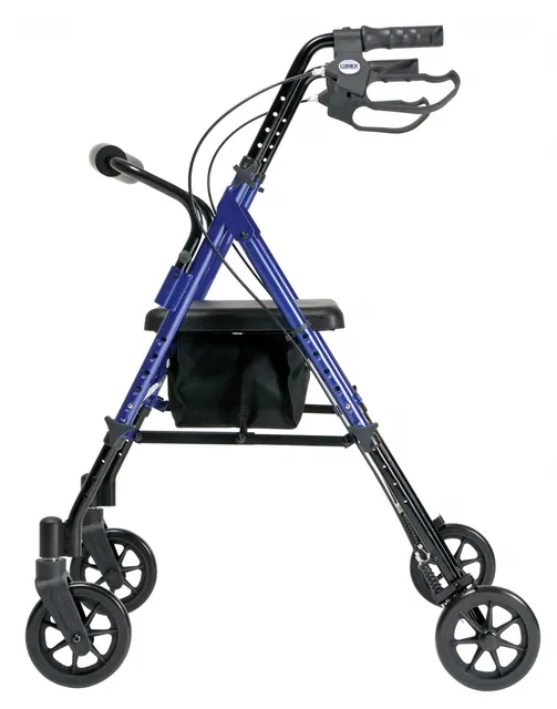 Set n’ Go Height Adjustable Rollator - Blue