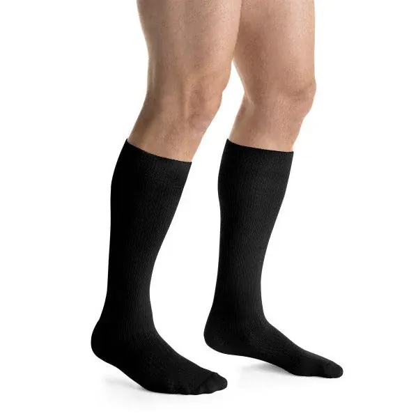 JOBST® ActiveWear Athletic Compression Socks, knee high, 20-30 mmHg, white, medium