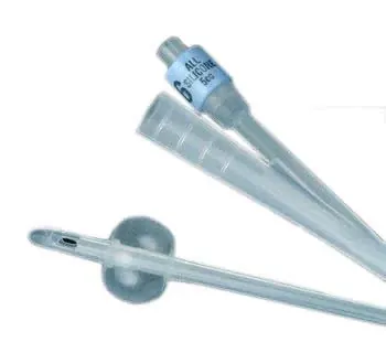 Bardia Two-Way All Silicone Foley Catheter, 30cc balloon, 24FR