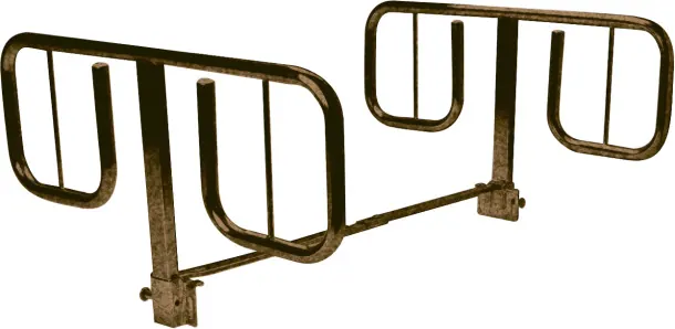 Drive Medical "T" Style Half Rails - 1 Pair