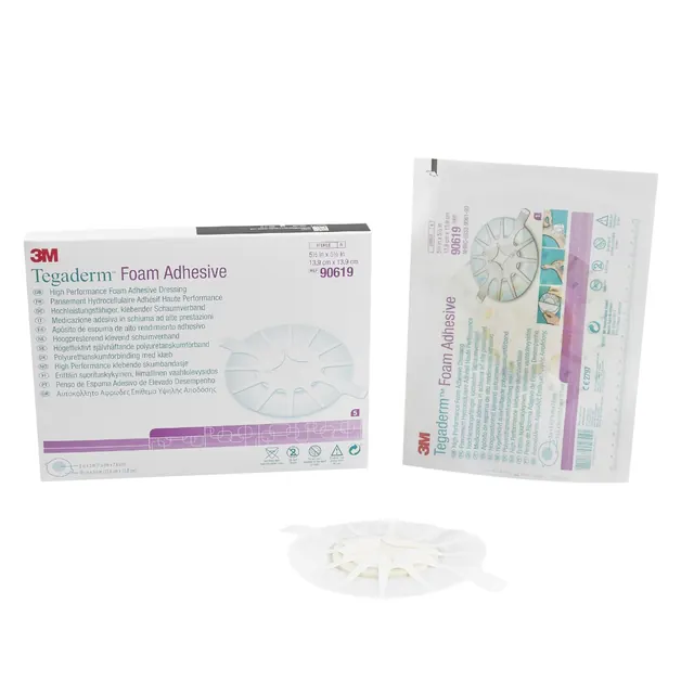 Tegaderm™ Foam Adhesive Dressing, 5 5/8" x 5 5/8"