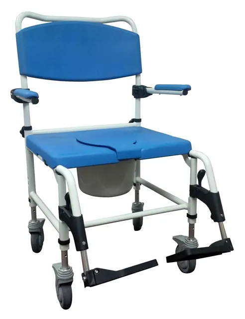 Bariatric Aluminum Rehab Shower Commode Chair