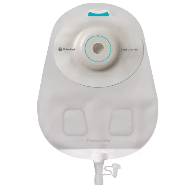 SenSura® Mio One-Piece Opaque Convex Drainable Urostomy Pouch, pre-cut 11/16", 10/box