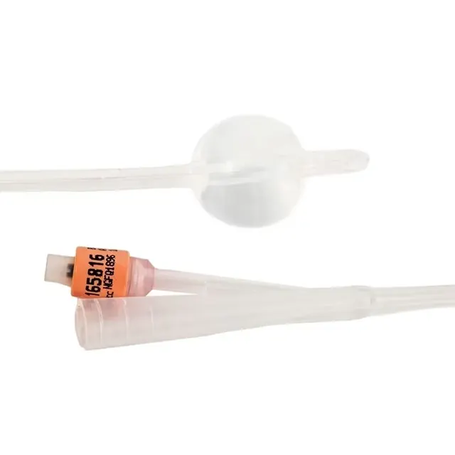 Bardex Uncoated Two-Way Silicone Foley Catheter, 3cc balloon,10FR