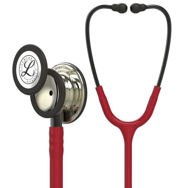 Littmann® Classic II Stethoscope with Double Sided Chestpiece, 27 inch tube, burgundy