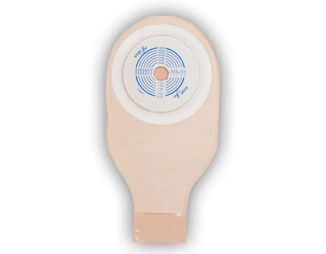 Convex One-Piece Drainable Pouch with Durahesive® Skin Barrier, 12" Trans, 28 mm