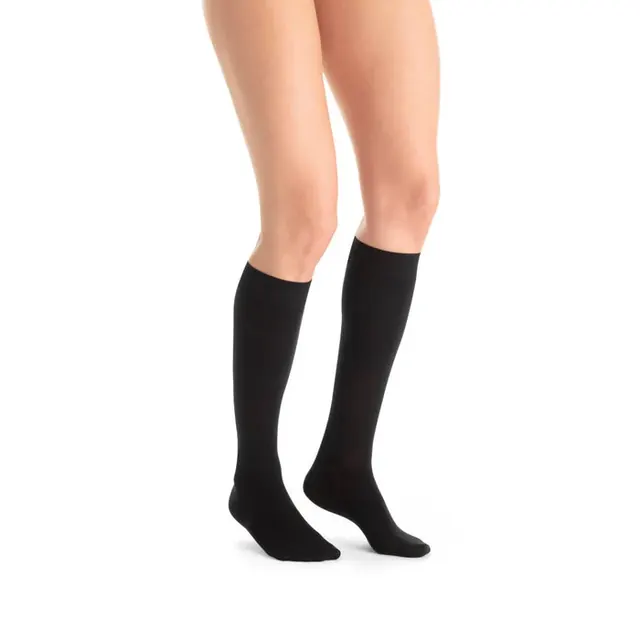 JOBST® Ultrasheer Compression Stockings, knee high, 20-30 mmHg, black, XL full calf